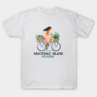 Mackinac Island, Michigan Biking T-Shirt